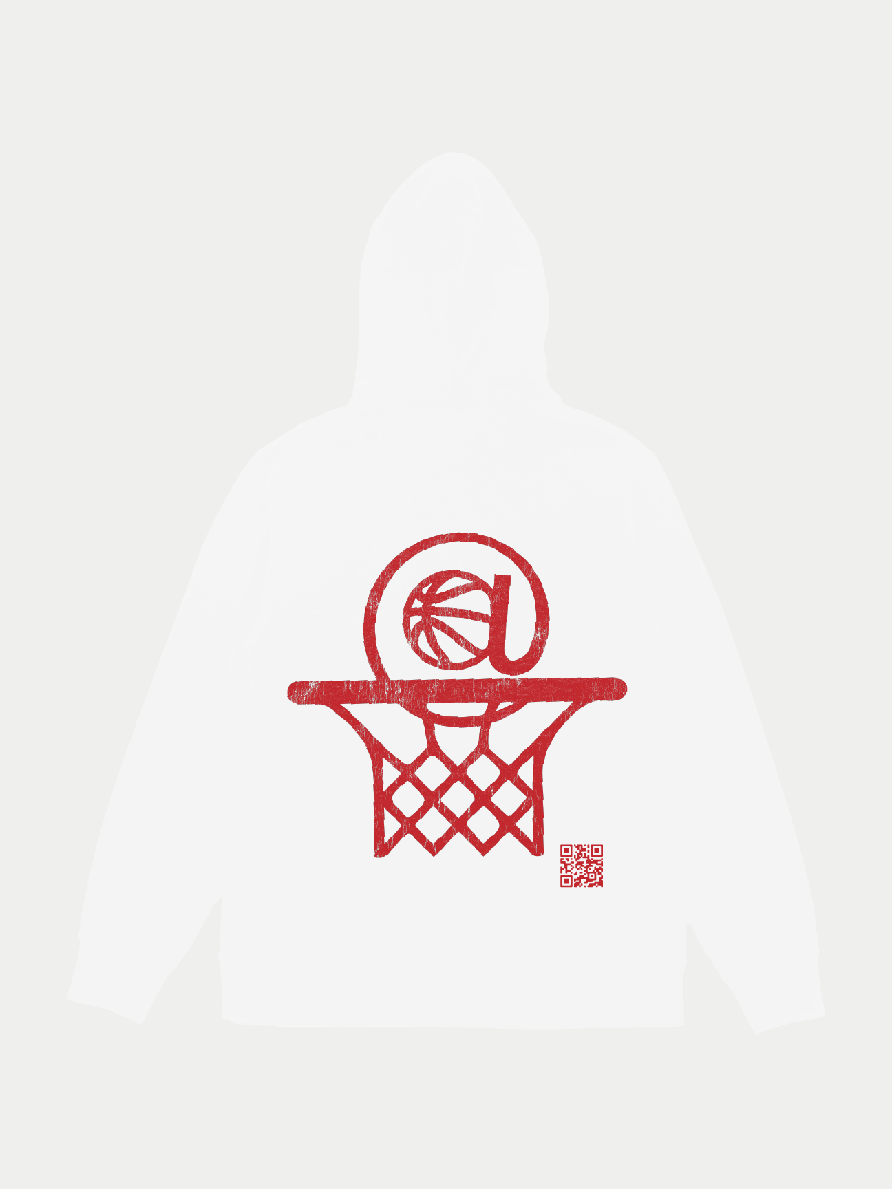 @Basketball Hoodie White *PRE ORDER*